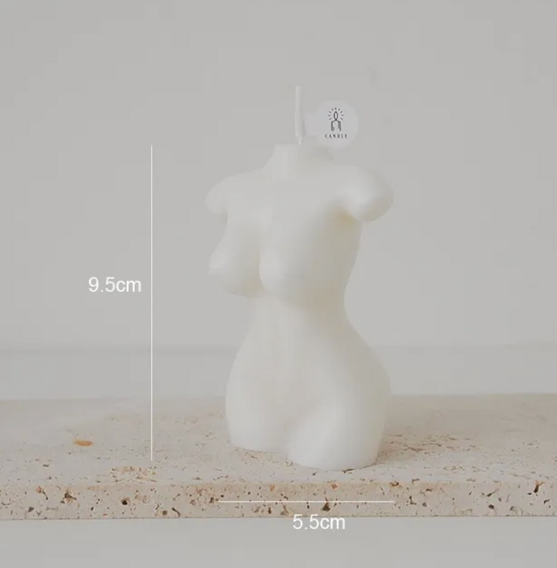 Silhouette Candle - Milk White