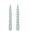 Spiral Candle - Blue