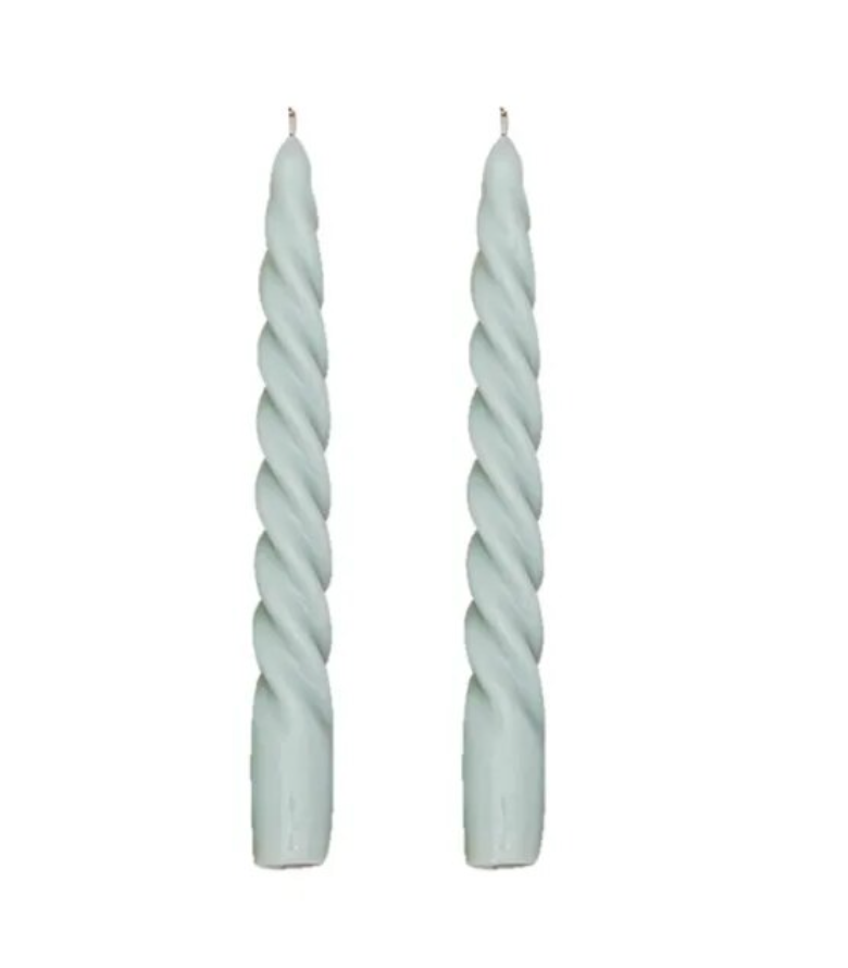 Spiral Candle - Blue