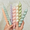 Spiral Candle - Blue