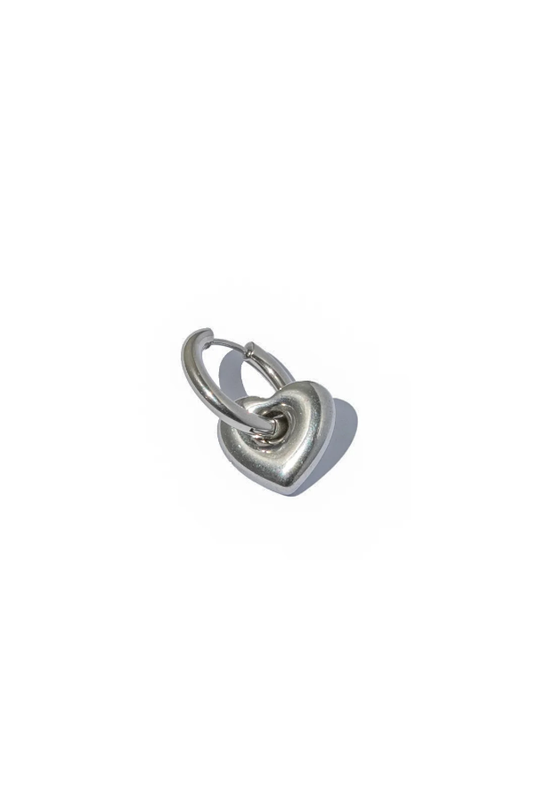 AMY HOOP EARRINGS - SILVER