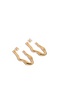 WAVE HOOP EARRING - GOLD