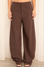 VAILA BARREL PANT - BROWN