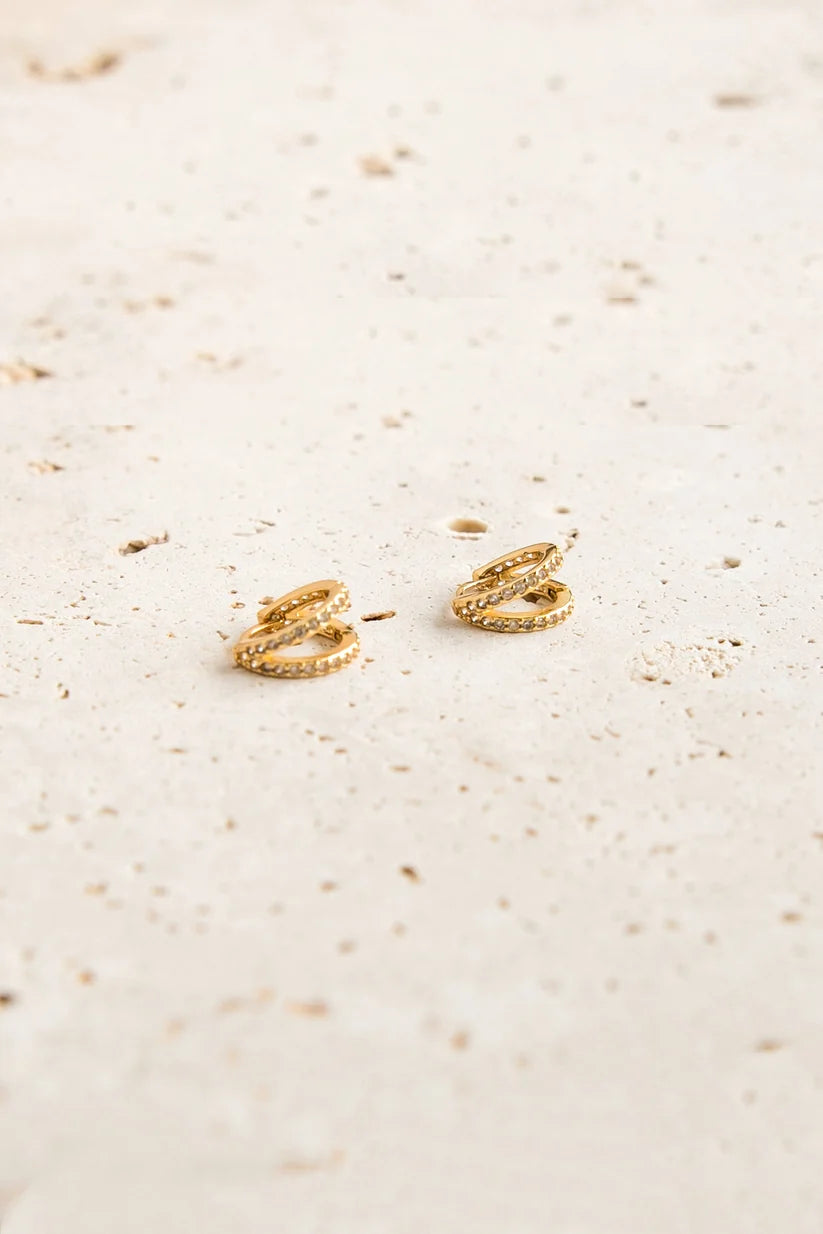 BREE HOOP EARRINGS- GOLD