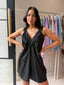 MEADOW FIELS DRESS- BLACK
