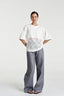 LACE PANEL TEE-LILY WHITE BY SUMMI SUMMI