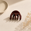 MATTEA HAIR CLAW-DEEP PLUM