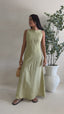 BRANDY MAXI DRESS - PISTACHIO