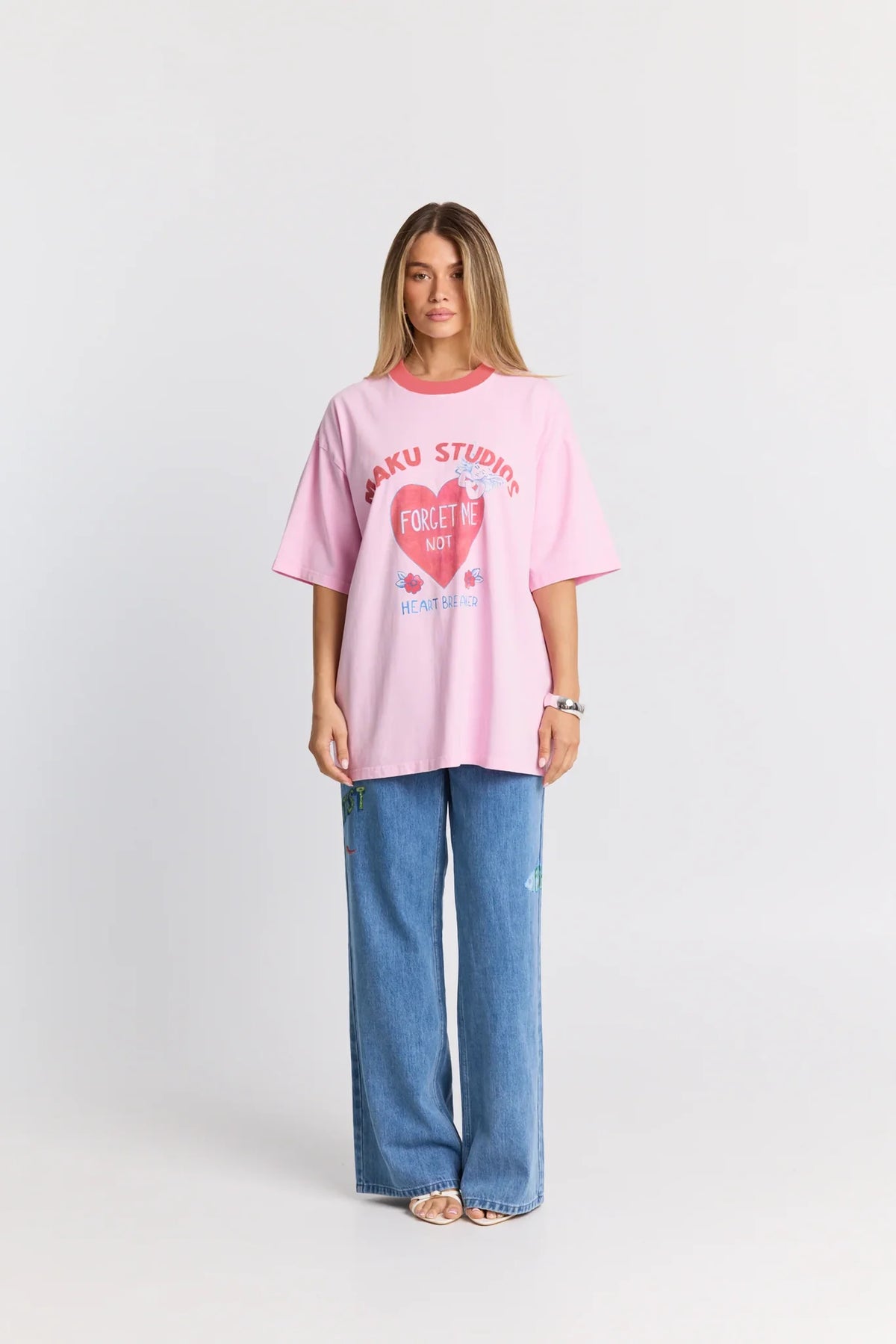 HEARTBREAKER OVERSIZED TEE- MAKU