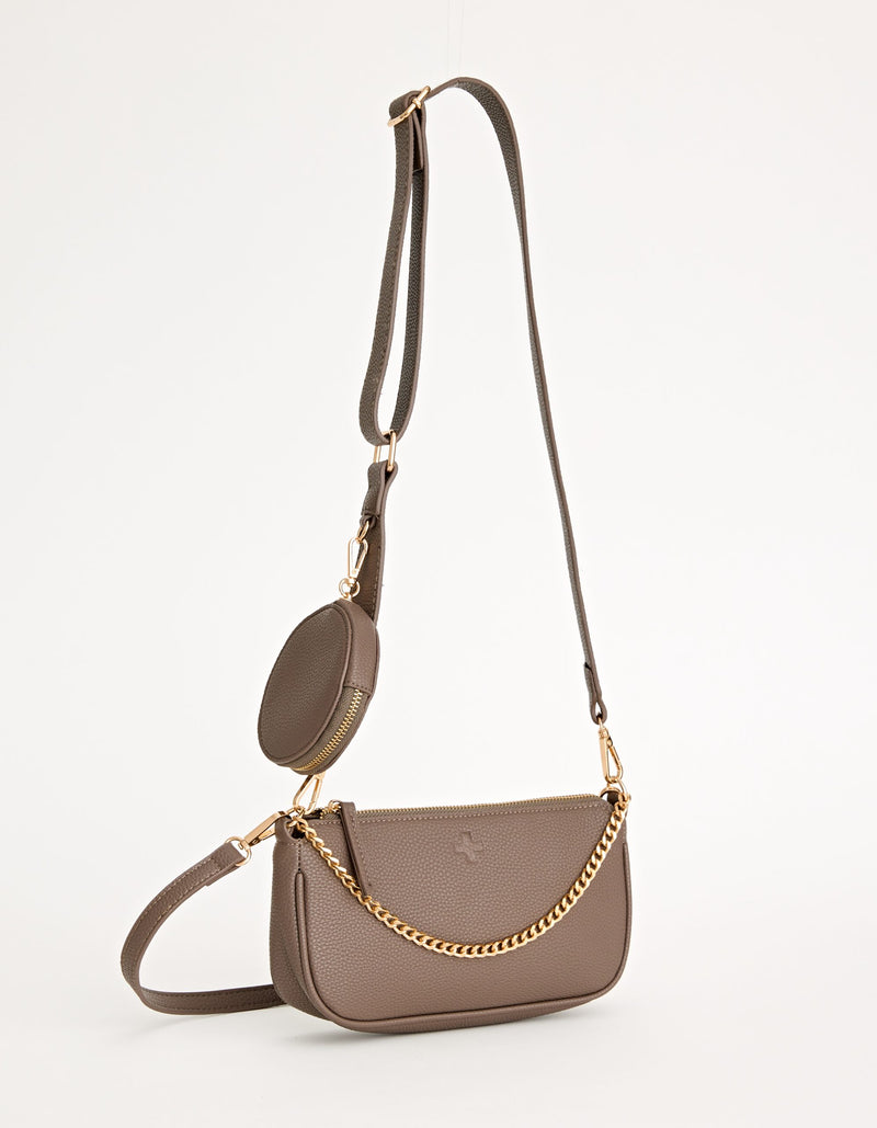 PRESTON CHAIN BAG – CHESTNUT